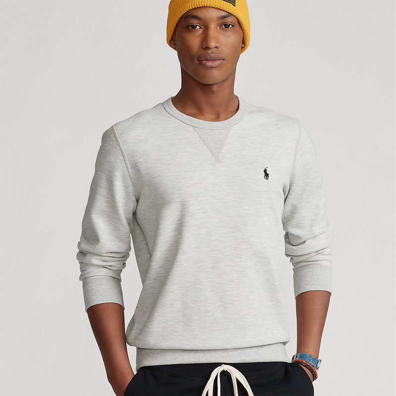 Polo Ralph Lauren - Double Knit Sweatshirt in Grey Heather | Nigel Clare