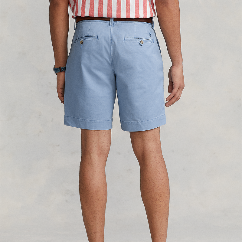Polo Ralph Lauren - Stretch Straight Fit Chino Shorts in Blue | Nigel Clare