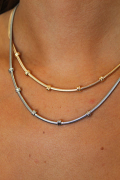 Elongated Snake Chain-Gold