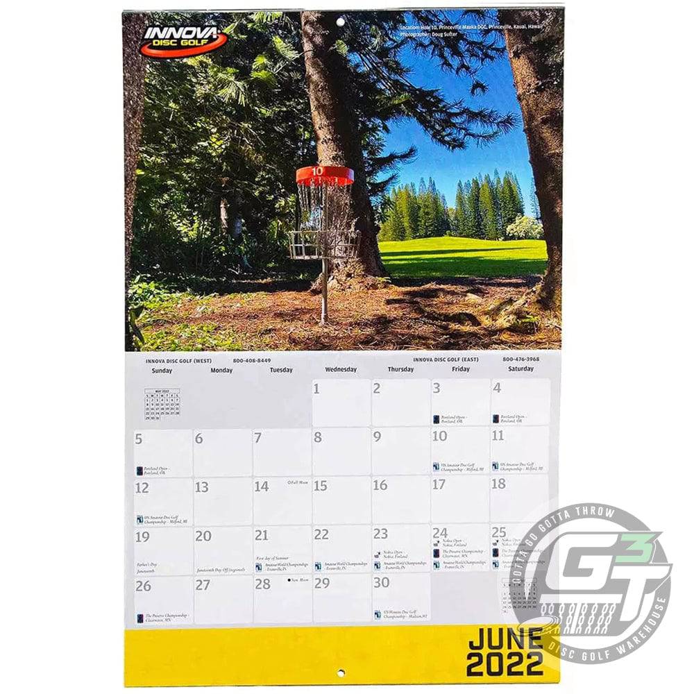 Innova 2022 Disc Golf Calendar Gotta Go Gotta Throw