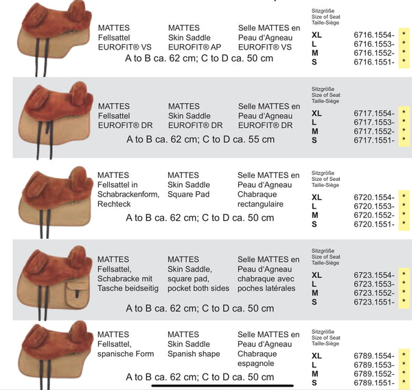 Sizing Chart