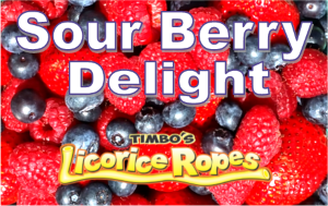 Sour Berry Delight is a mixture of Strawberries and Blueberries, delightful and delicious with a Sweet-Sour taste to it.  