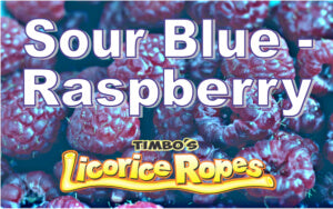 Sour Blue-Raspberry A Mouthwatering, Blue-Raspberry flavored Licorice Rope, Very Popular and known as a Perfect Treat. Enjoy!