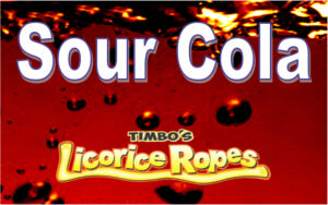 Sour Cola is a Sweet-Sour Licorice Rope which taste like a Cola Soda Pop with a bit of a prickling sparkling sensation in the mouth.