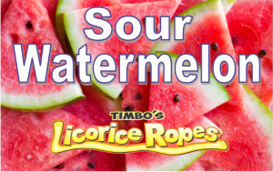 Sour Watermelon Licorice Ropes are a Refreshing Watermelon Flavor with a Sweet-Sour Kick. (No Seeds 😊)