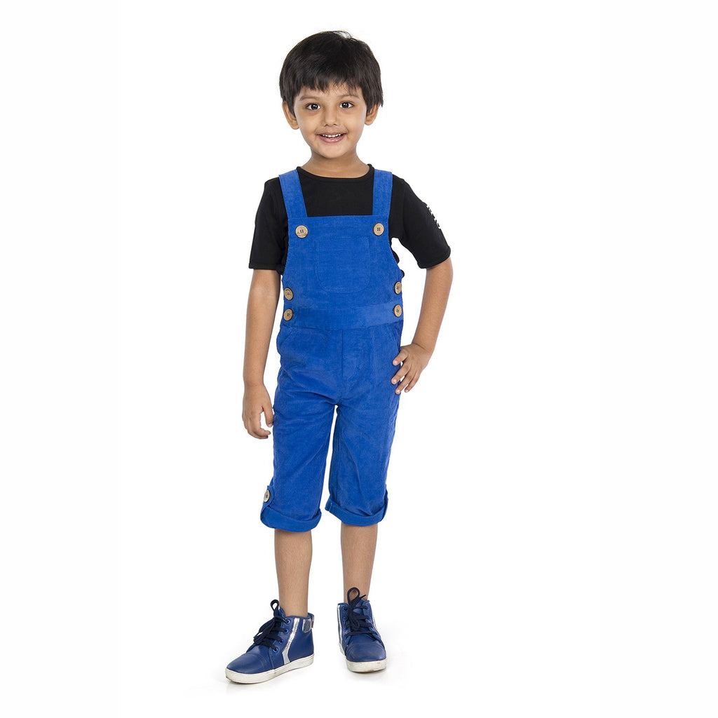 boys black dungarees