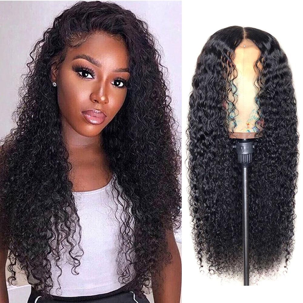 360 Lace Wig Pre Plucked Human Hair Brazilian Lace Frontal Wig Curly