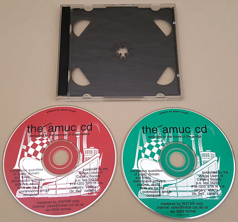 The First Second Third Amuc Cd S For Commodore Amiga My Amiga Shop