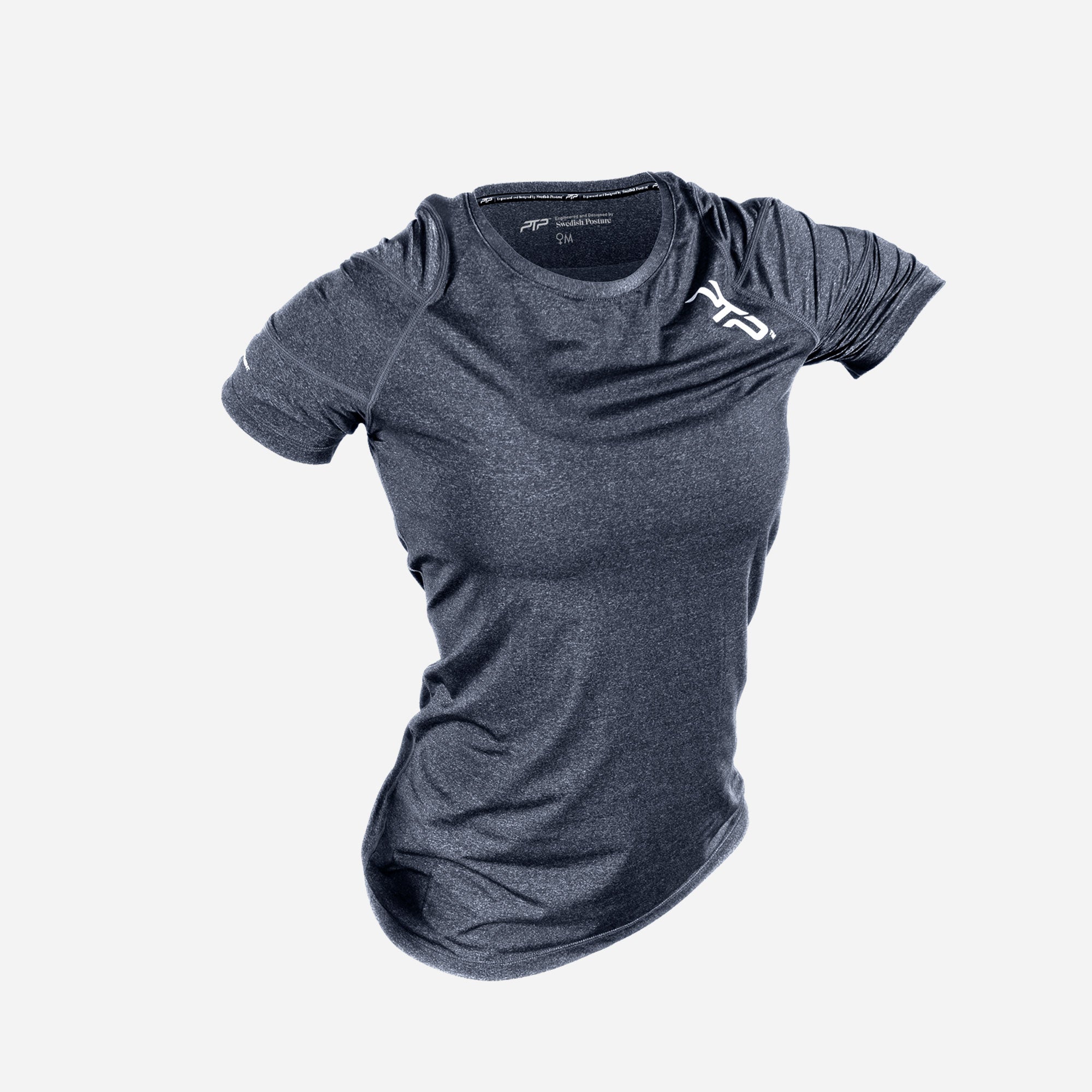 Swedish Posture - Women's Posture T-Shirt Posture Corrector Black