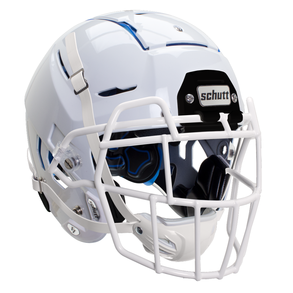 white schutt helmet