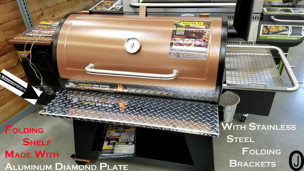 front shelf for pit boss pellet grill