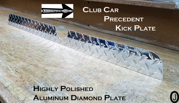 Club Car PRECEDENT golf cart Highly Polished Diamond plate KICK PLATE ...