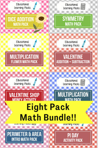 eight pack math bundle