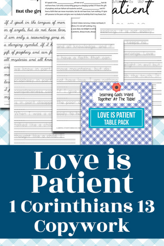 love is patient collage