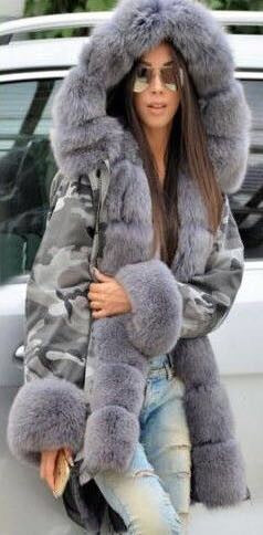 big fur parka