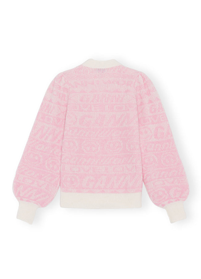 Graphic O-Neck Pullover Peach K1904 – CASTELLOSTORE