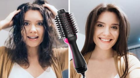 ONE-STEP HAIR DRYER & VOLUMIZER