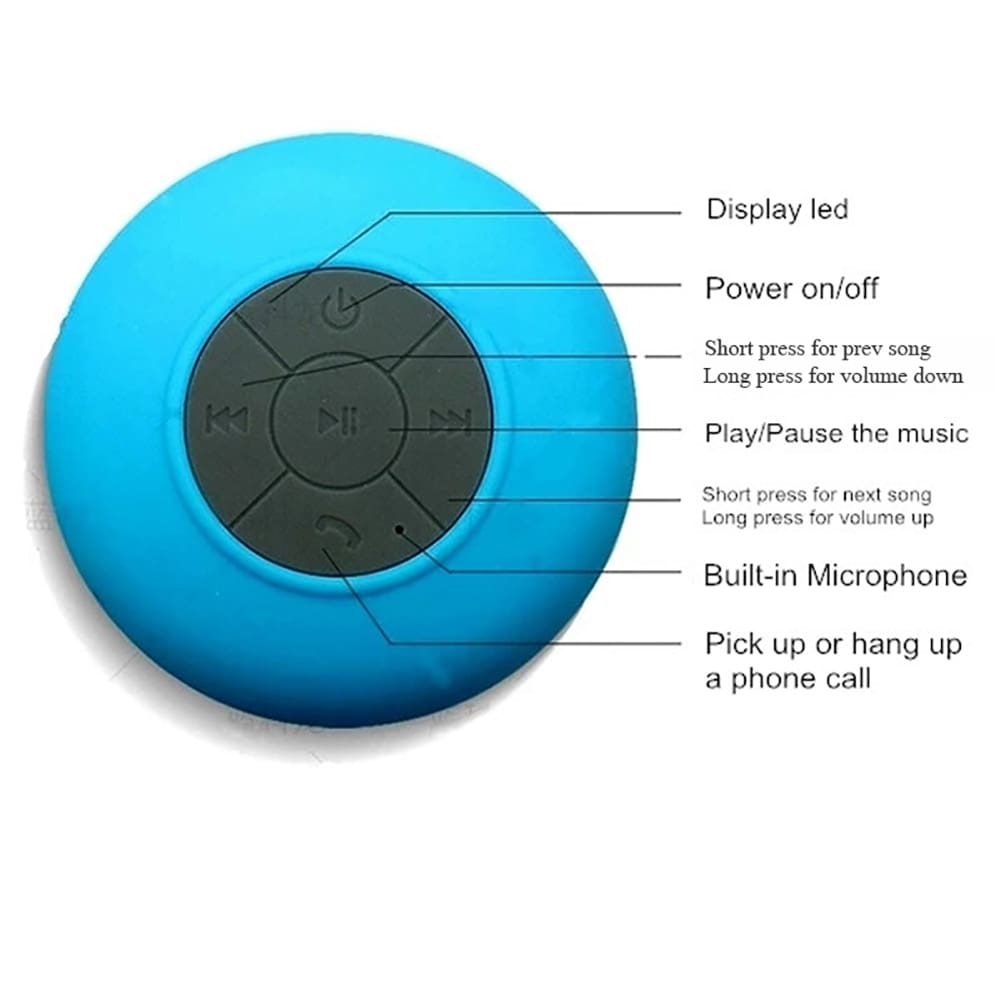 Waterproof Bluetooth Shower Speaker Radio