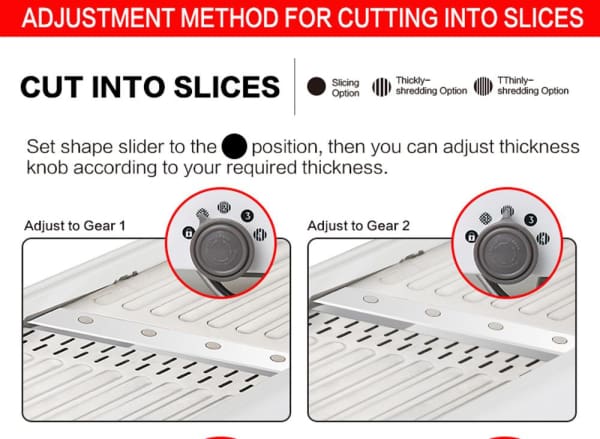 QuickSlice Mandoline Slicer & Professional Grater