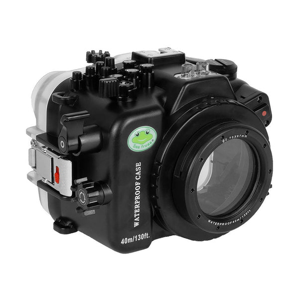 Sony FX30 40M/130FT Underwater camera housing with 4 Glass Flat long – SALTED  LINE Europe / Sea Frogs Europe