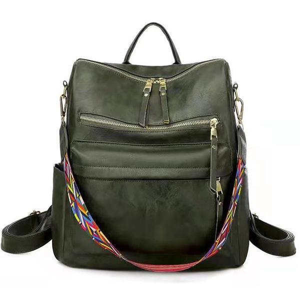 Large leather backpack purse | Ralphany