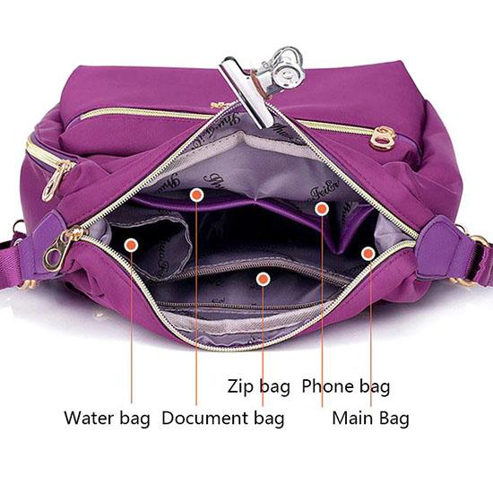 Convertible nylon crossbody backpack purse | Ralphany
