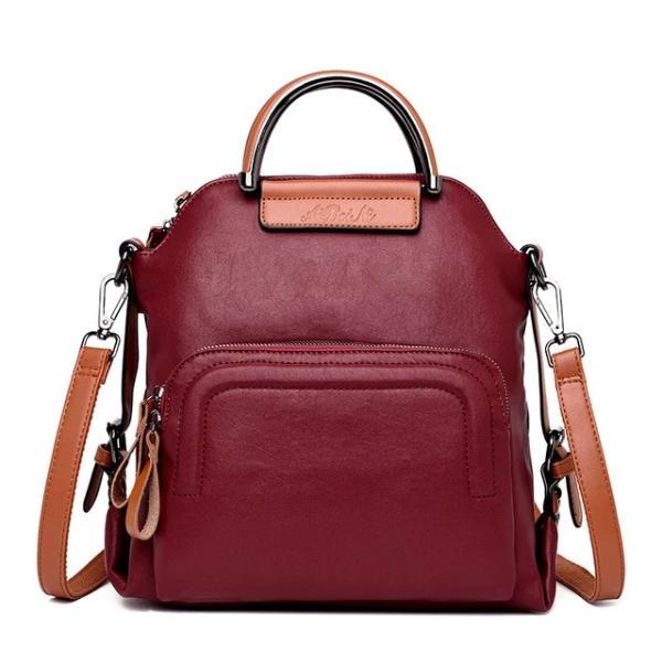 leather backpack crossbody