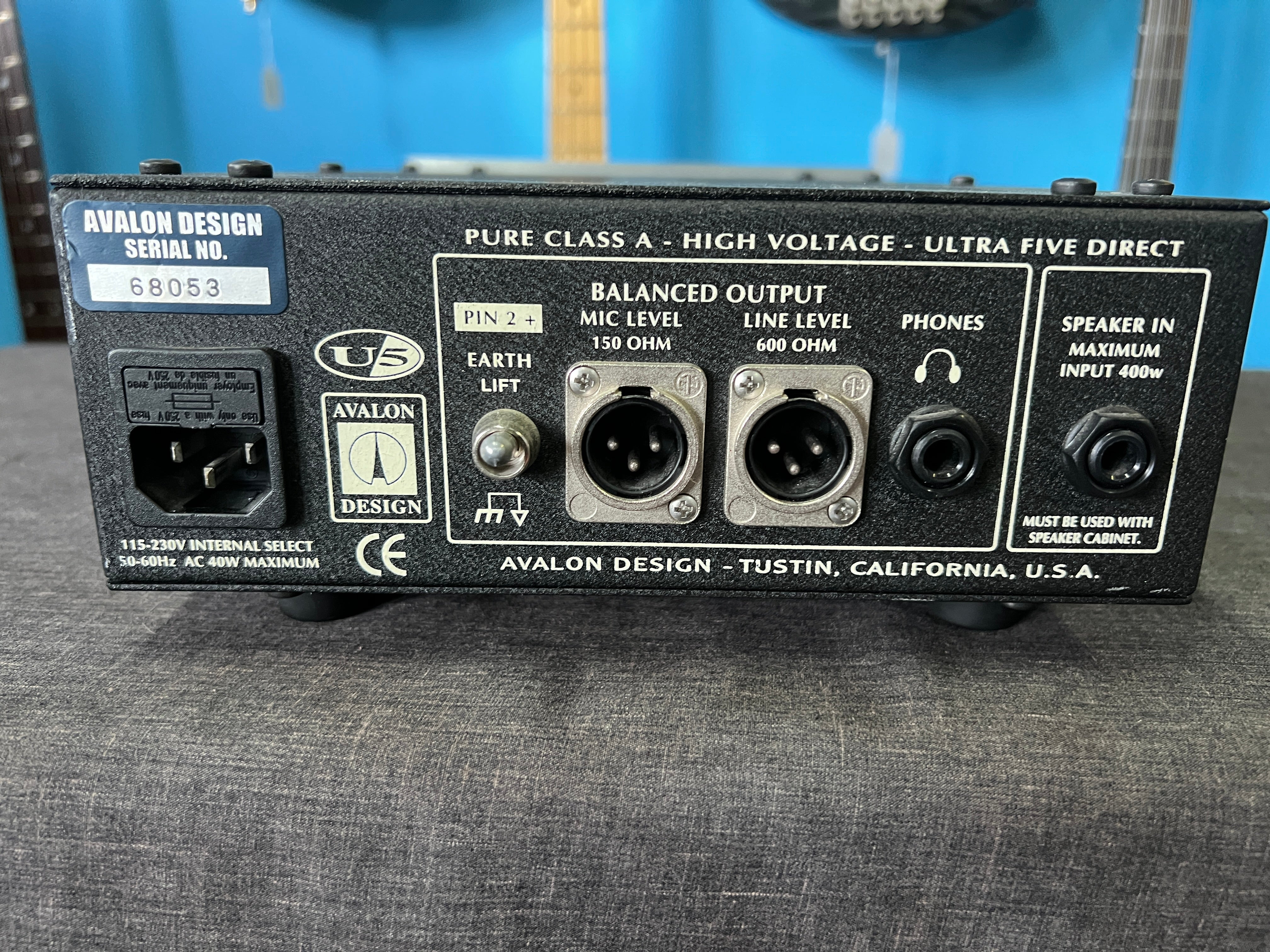 AVALON DESIGN U5 Hartke LH1000 ラックケース-