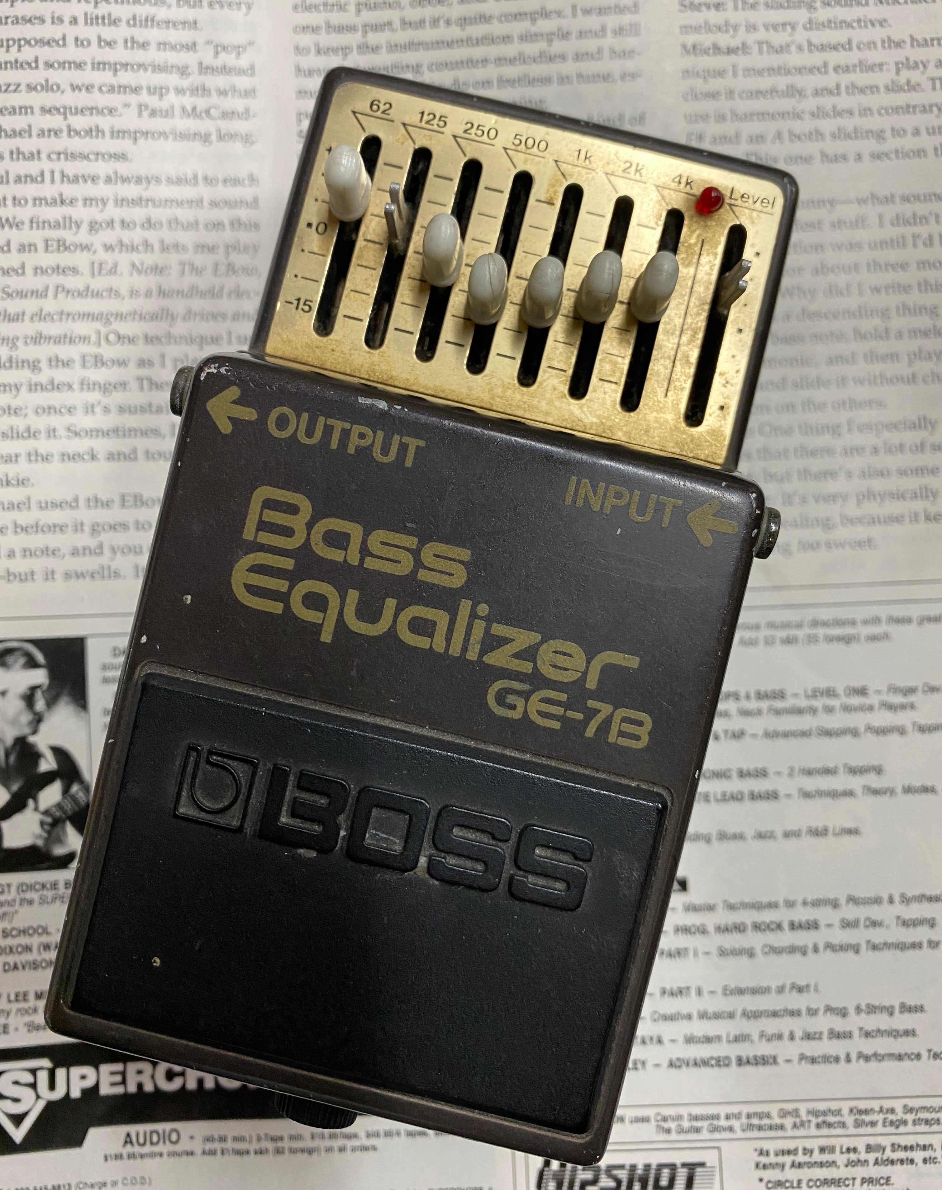 boss ge 7b bass equalizer