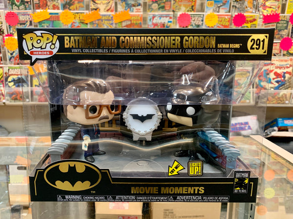 batman and commissioner gordon funko pop