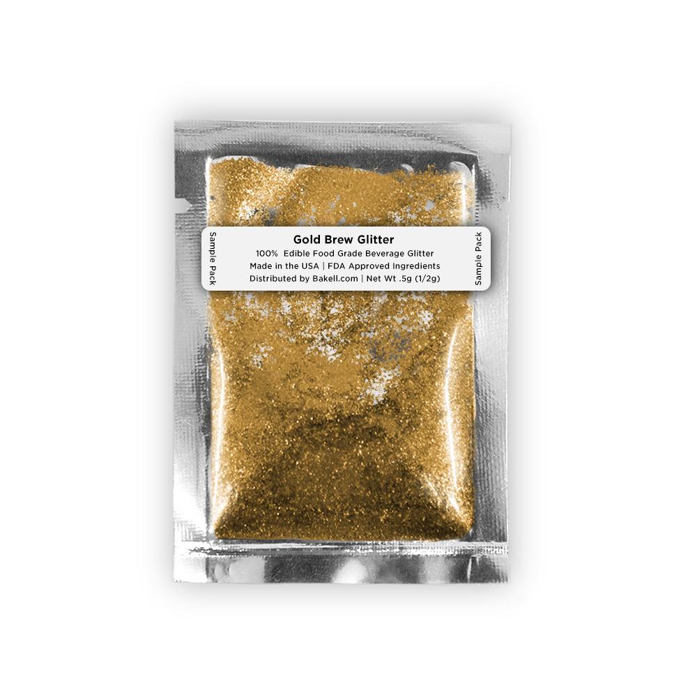 Iced Tea Edible Glitter For Drinks Brew Glitter (Gold) 4g