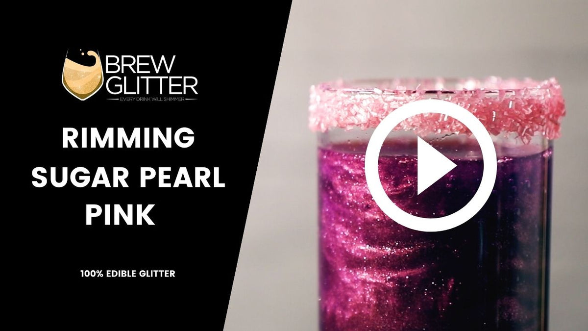 Cocktail Rimming Sugar Sand Video in Pink Pearl