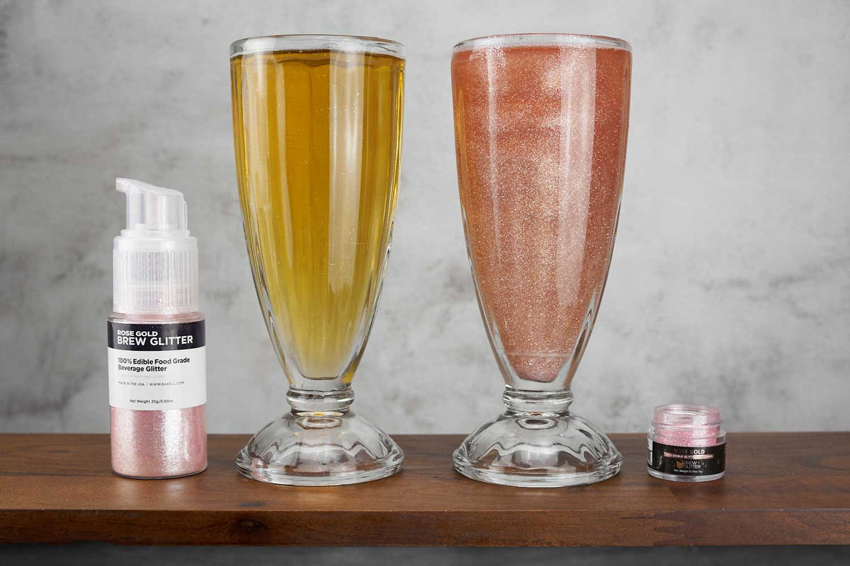 Shimmer Glitter™ Beverage Dust Drinks, Beer, Coffee & More FDA OK – Sugar  Art Supply