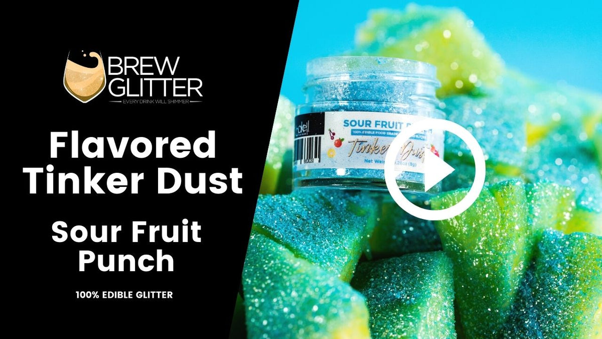 Brew Glitter 100% Edible Sour Fruit Punch Flavored Tinker Dust