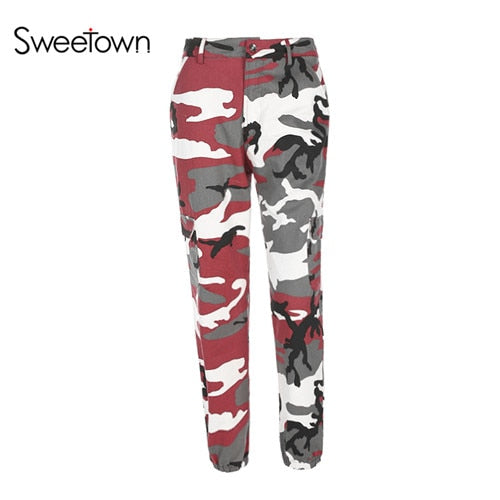 winter camo joggers