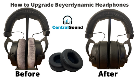 Before and After Beyerdynamic Ear Pads Replacement