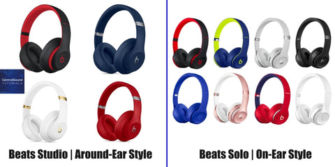 Difference Beats Studio Headphone vs Beats Solo Headphones