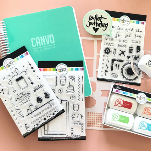 July Bullet Journal Set Up Using the Canvo Bullet Journal – Layle