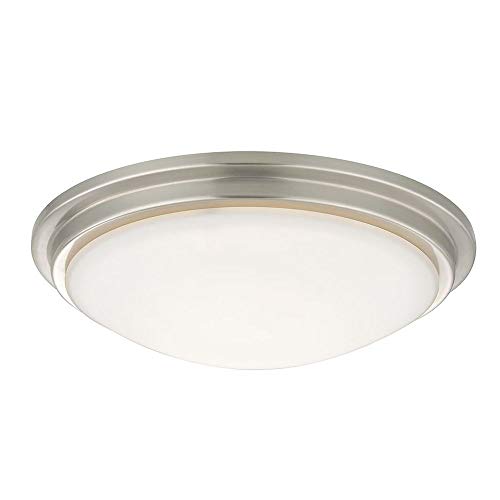 Low Profile Decorative Recessed Light Ceiling Trim With White Glass