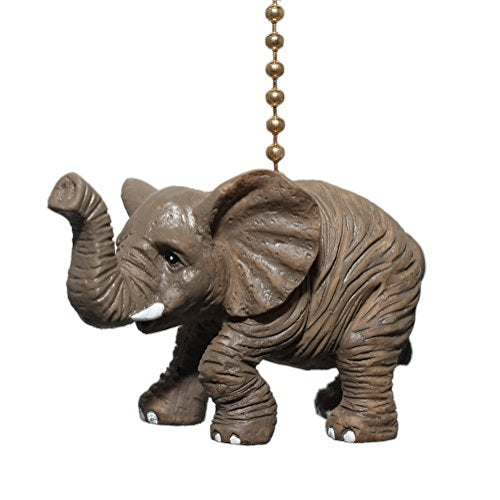 Clementine Designs African Safari Elephant Nursery Porch Ceiling Fan Pull