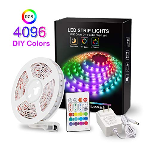 led lights with remote home depot