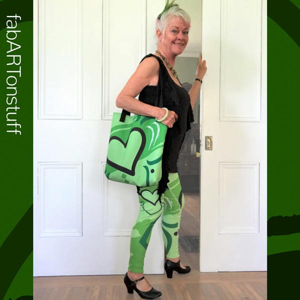 Heart Chakra Leggings and Tote