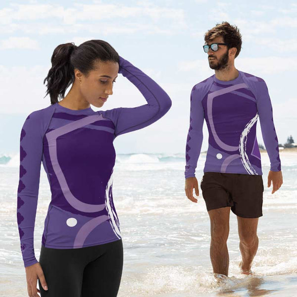 Crown Chakra Rashguard tops