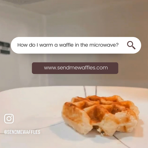 The Best way to warm a waffle in the microwave