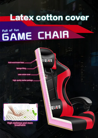 Gaming Chair with Latex Cotton