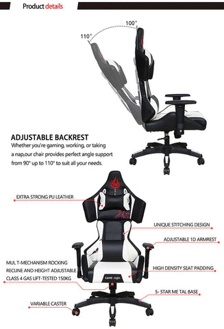 Gaming Chair Adjustable Height