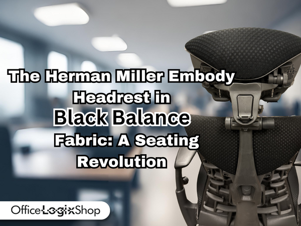 Herman Miller Embody headrest in Balance Fabric