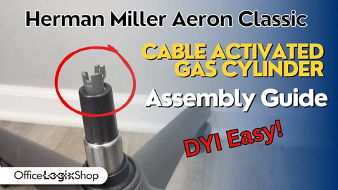 Herman Miller Aeron Cable Activated Gas Cylinder Tutorial