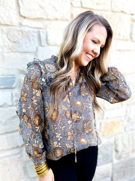 Moonlight Gold Blouse