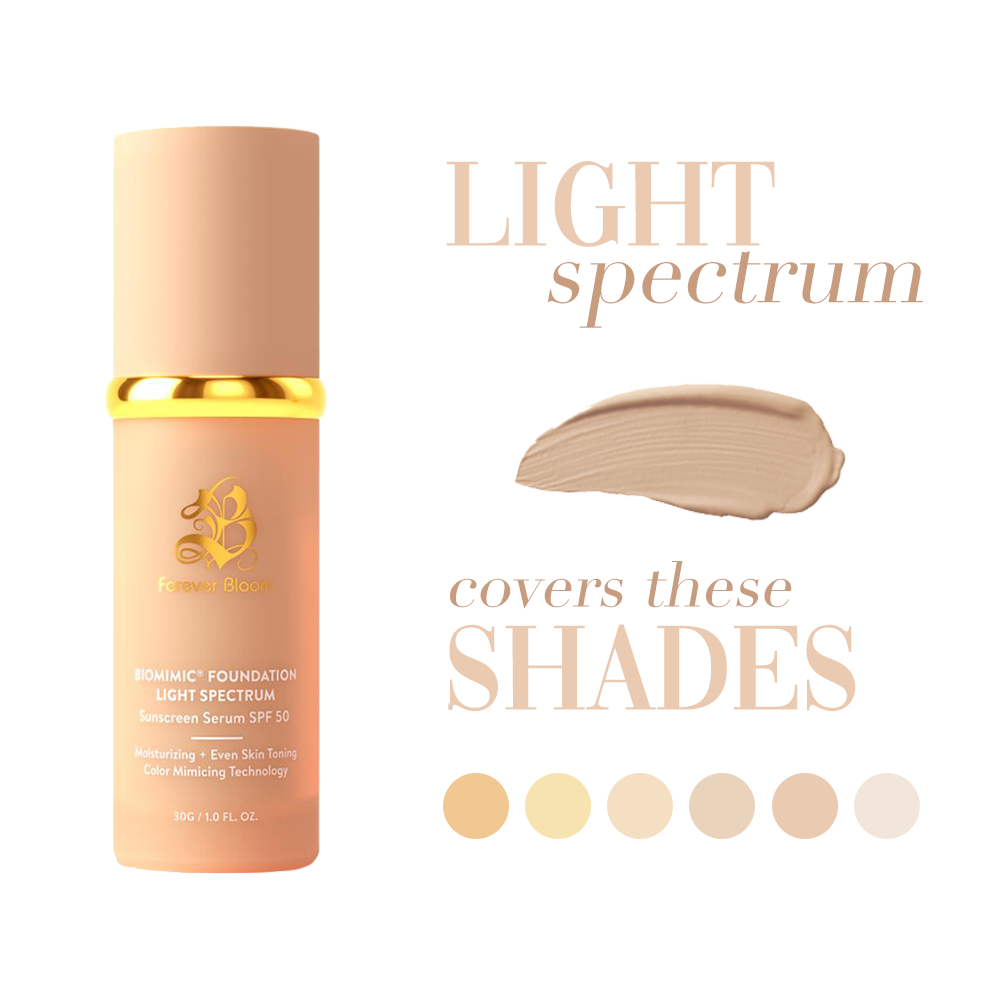 Makeup Foundation Sunscreen-Forever Bloom-Moisturizing-Light Spectrum –  Forever Bloom